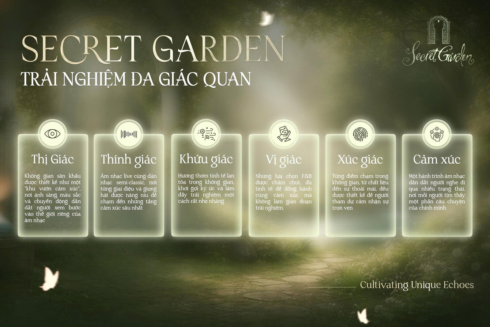 Secret Garden - Trải nghiệm đa giác quan
